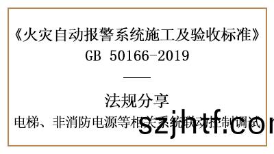 電梯、非(fei)消防電(dian)源(yuan)等(deng)相(xiang)關(guan)係統(tong)聯(lian)動控(kong)製調(diao)試要求—四川(chuan)國(guo)晉消(xiao)防(fang)分(fen)亯(xiang)